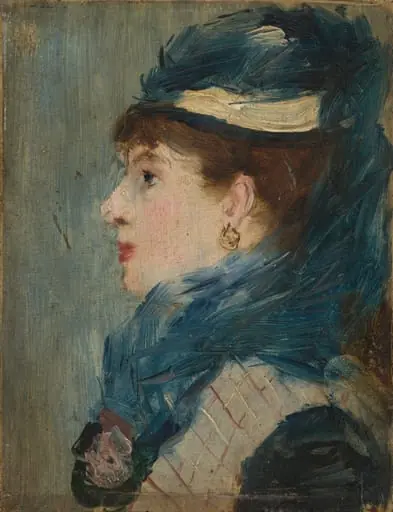 Portrait of a Lady, by Edouard Manet