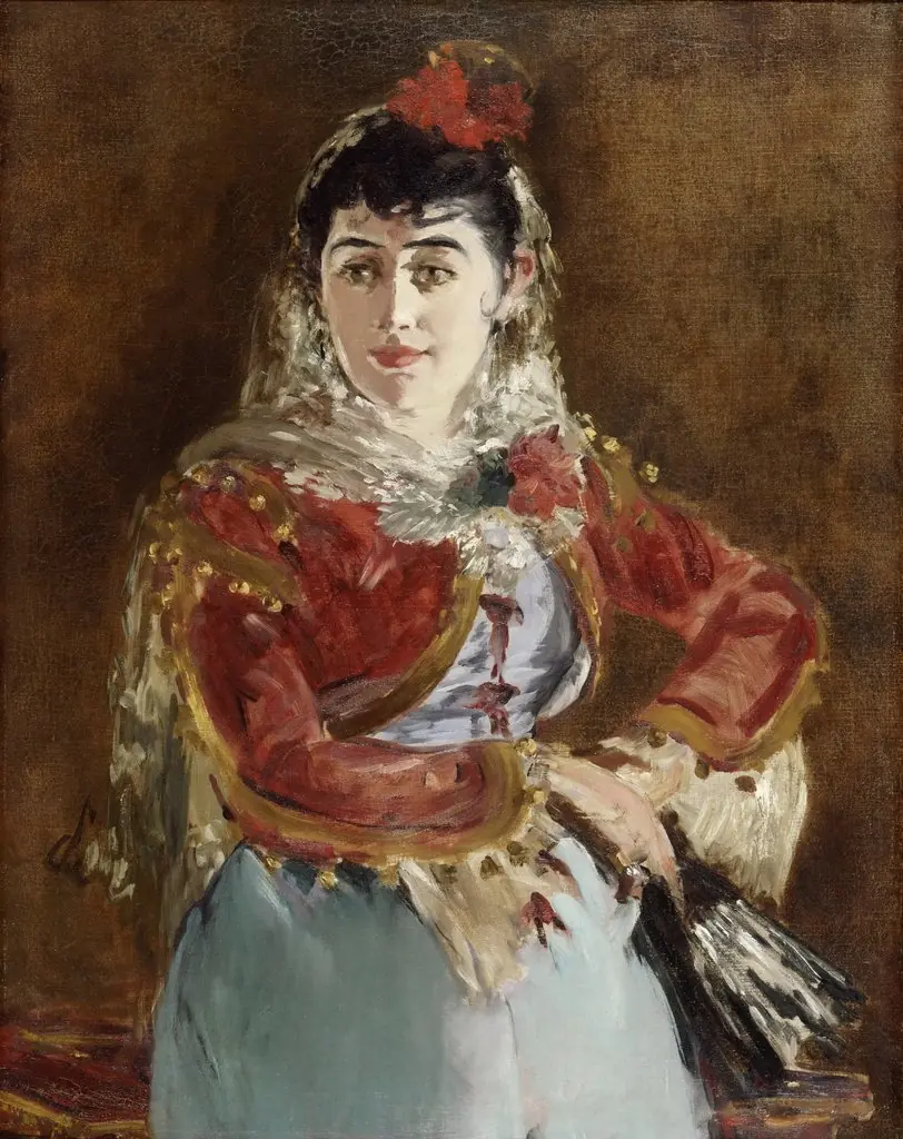 Portrait of Émilie Ambre as Carmen, by Edouard Manet