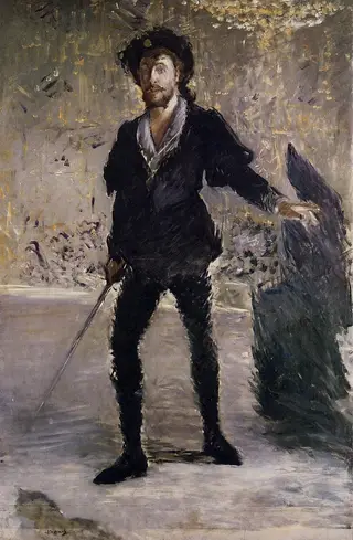 Portrait of Faure in Hamlet, by Édouard Manet