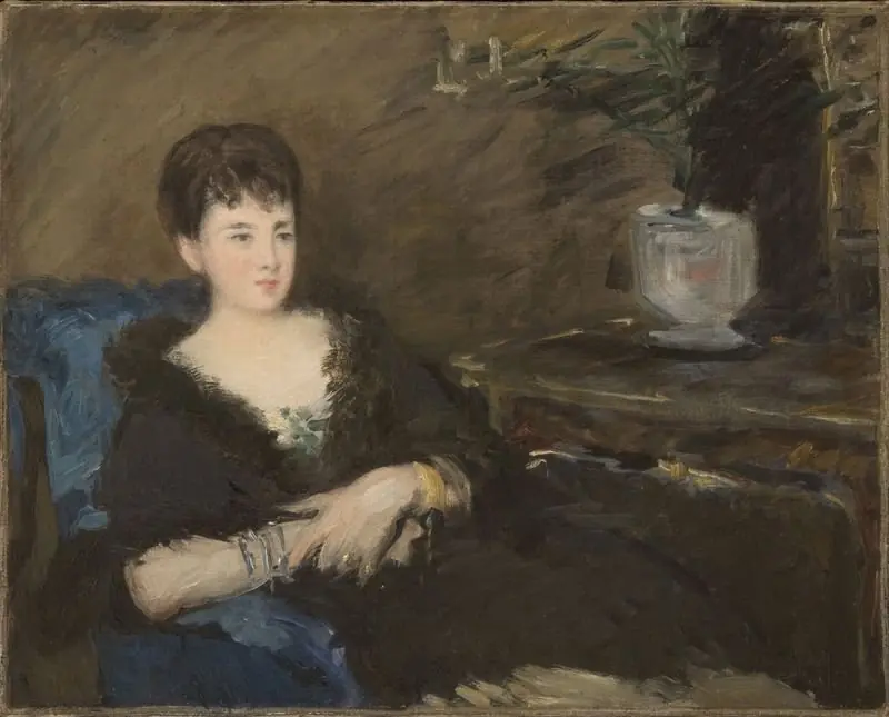 Portrait of Isabelle Lemonnier, by Edouard Manet