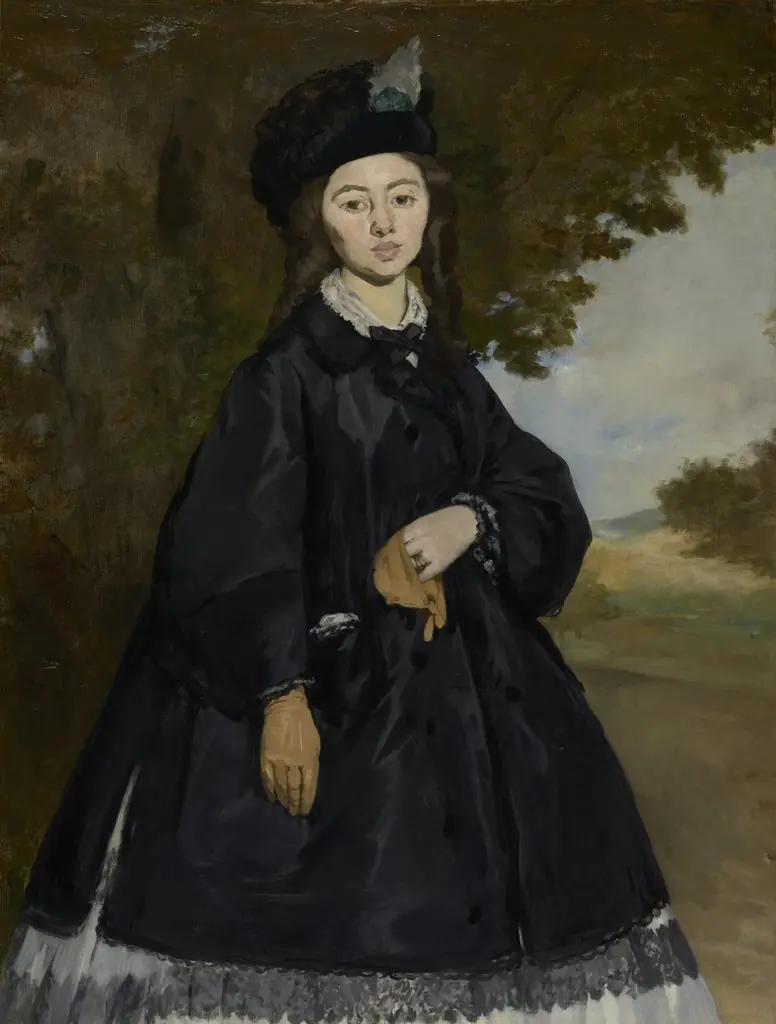 Portrait of Madame Brunet, by Edouard Manet