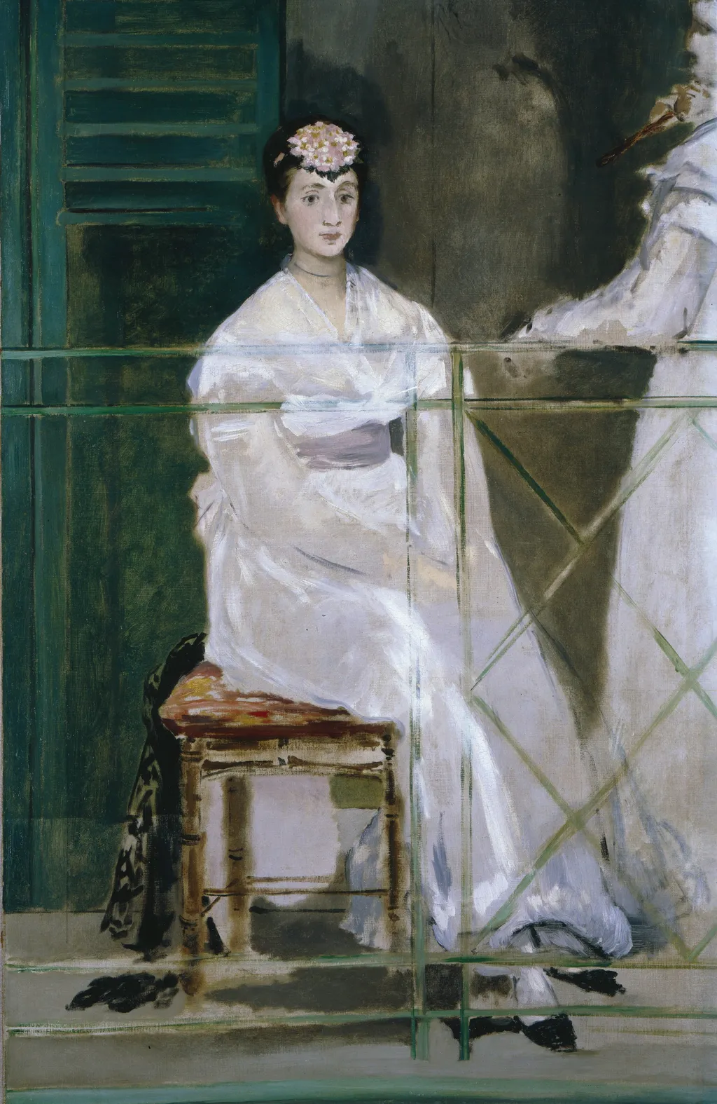 Portrait of Mademoiselle Claus, by Edouard Manet, oil, 1868