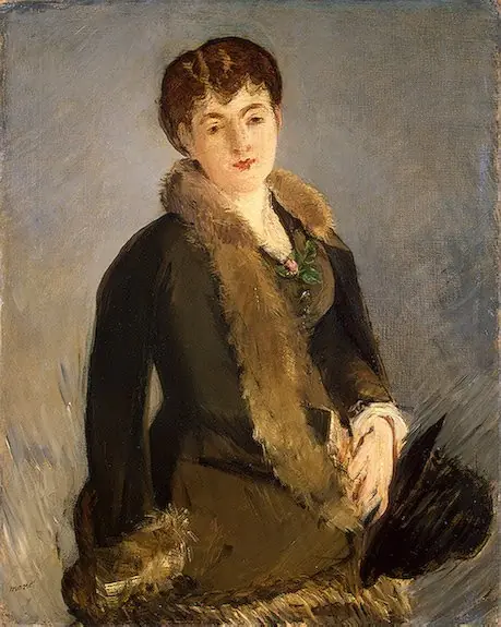 Portrait of Mademoiselle Isabelle Lemonnier, by Edouard Manet
