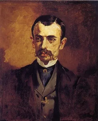 Portret van een man, by Edouard Manet, oil, 1860