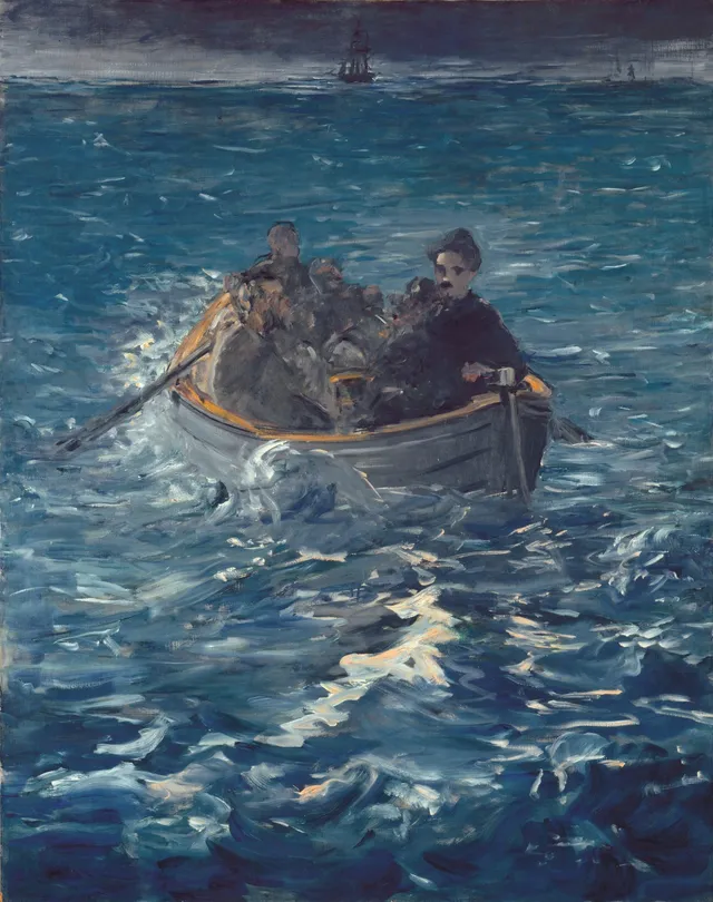 Rochefort's Escape, by Edouard Manet