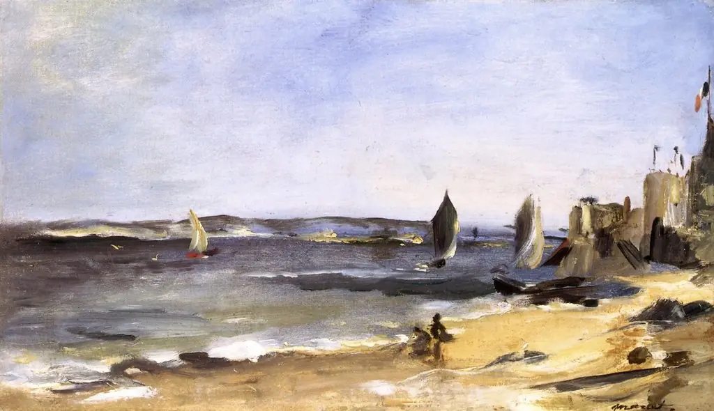 Seascape at Arcachon, by Edouard Manet