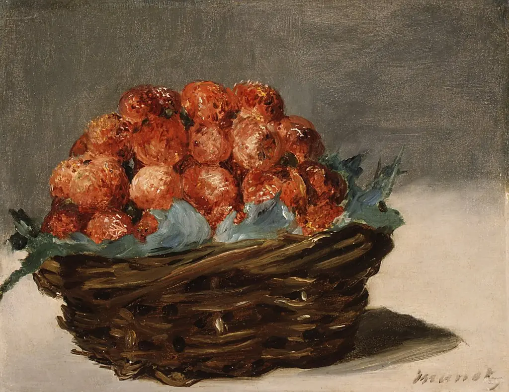 Strawberries, by Edouard Manet