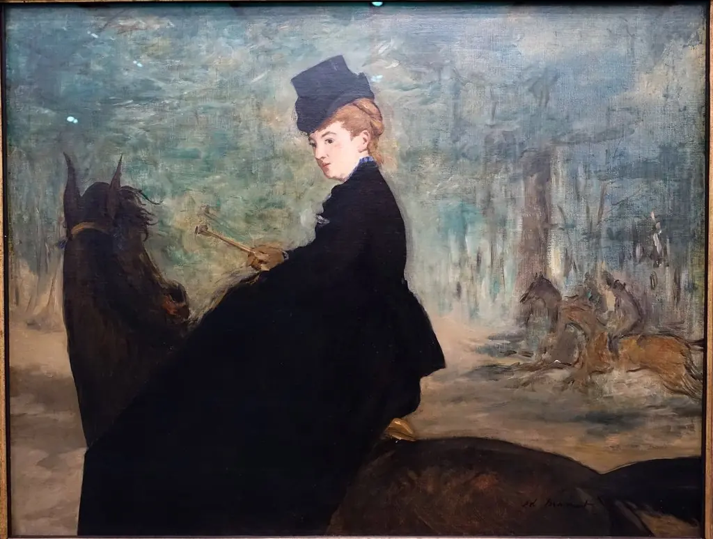The Amazon, Portrait of Marie Lefebure, by Edouard Manet