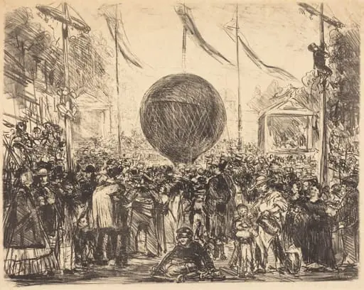 The Balloon, by Edouard Manet