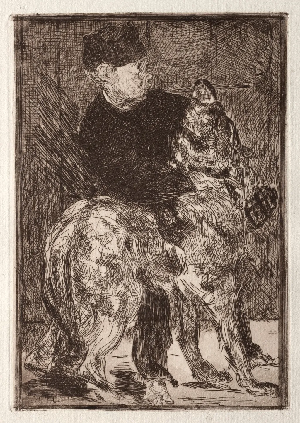 The Boy with a Dog, by Edouard Manet, 1861