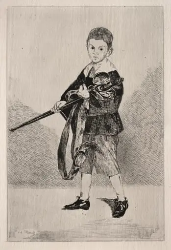 The Boy with a Sword, by Edouard Manet