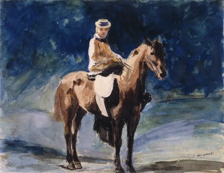 The Equestrienne, by Edouard Manet, unspecified, 1875