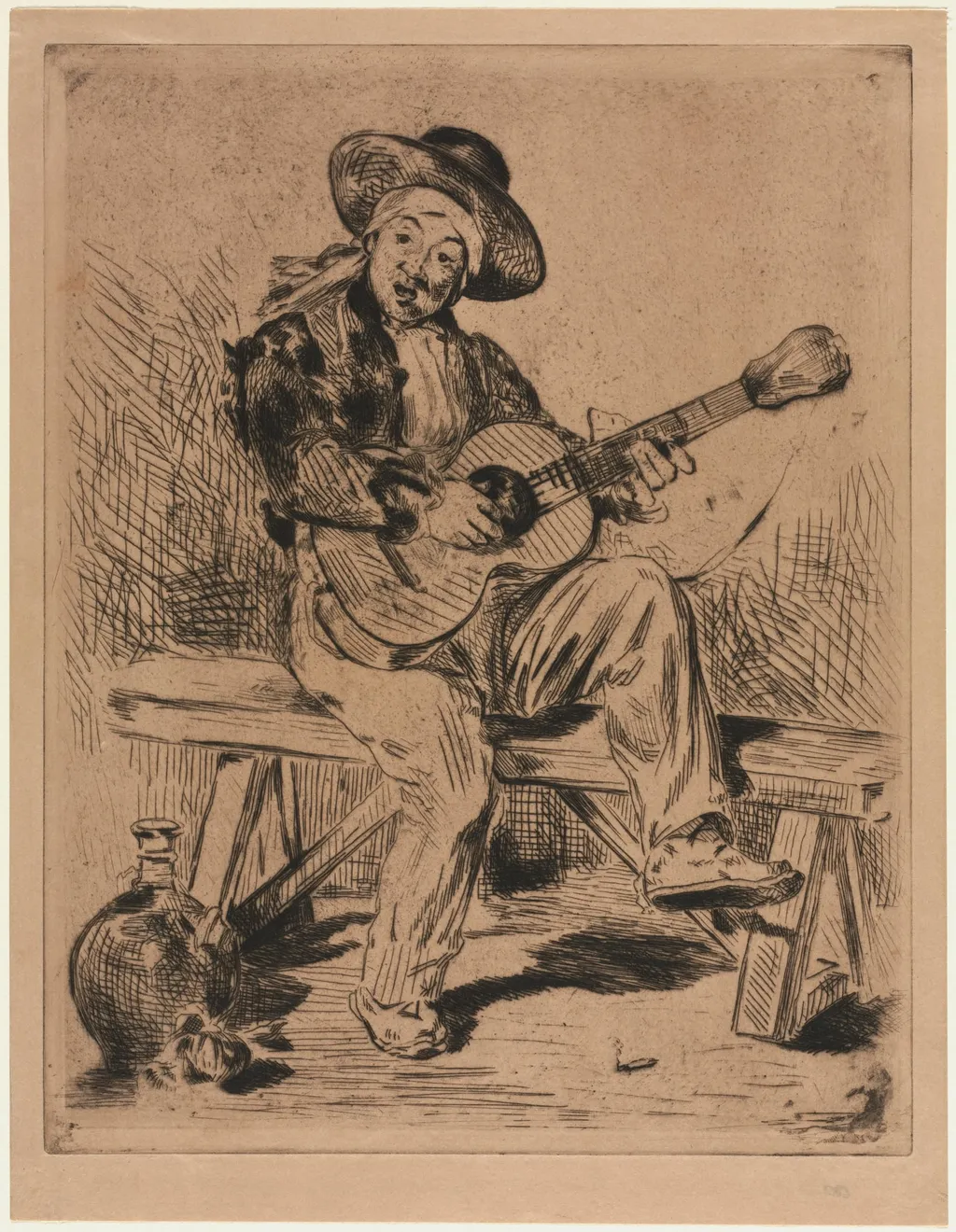 The Guitarist, by Edouard Manet, 1861