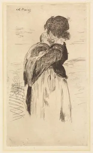 The Little Girl (Le petite fille), by Edouard Manet