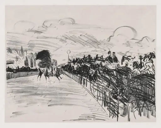 The Races, by Edouard Manet