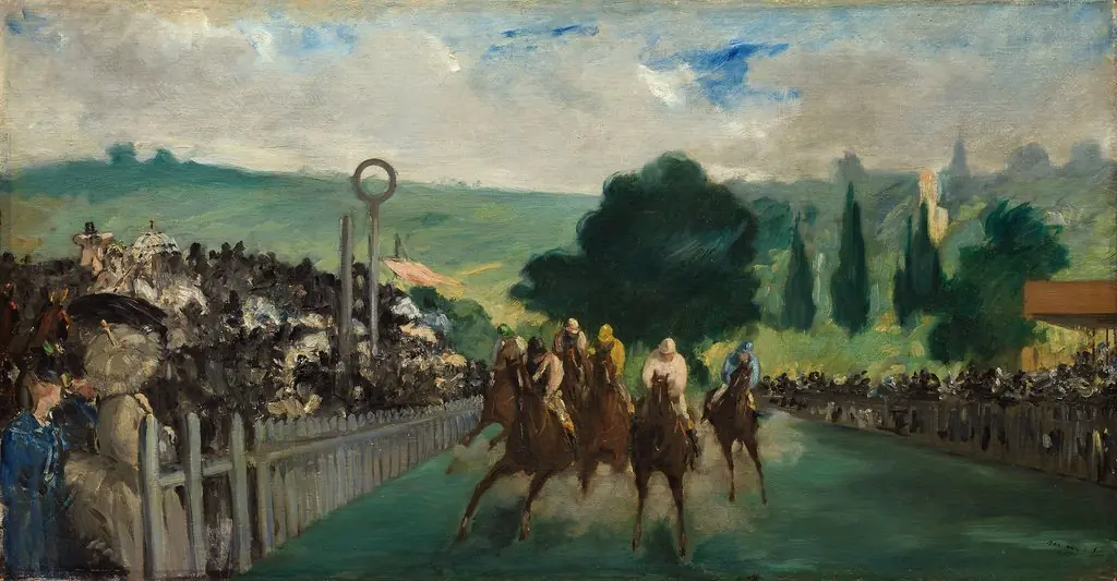 The Races at Longchamp, by Edouard Manet
