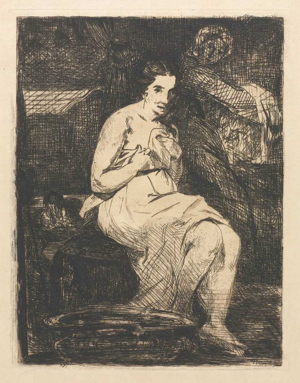 The Toilette, by Edouard Manet, 1862