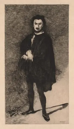 The Tragic Actor, by Edouard Manet
