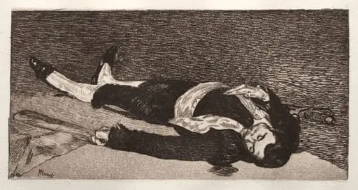 Torero mort, by Edouard Manet
