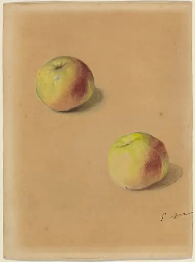 Two Apples, by Edouard Manet
