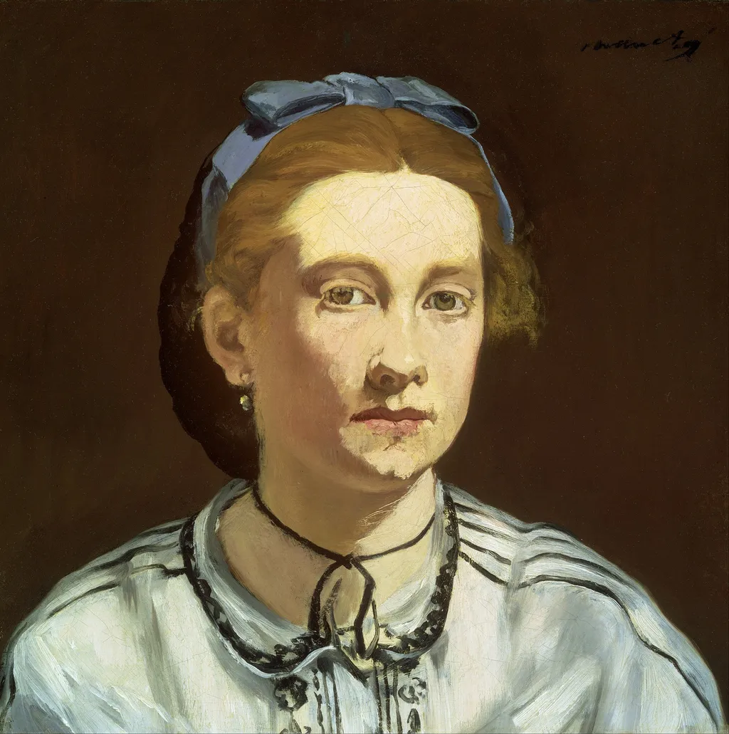 Victorine Meurent, by Edouard Manet, oil, 1862