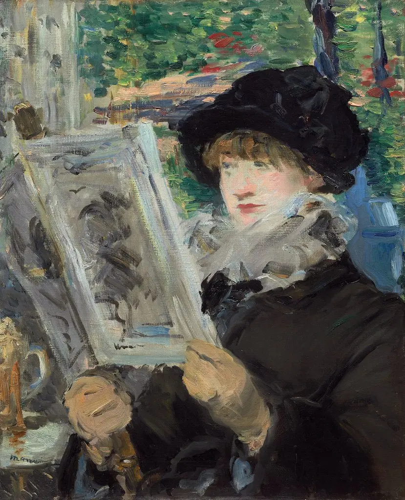 Woman Reading, by Edouard Manet