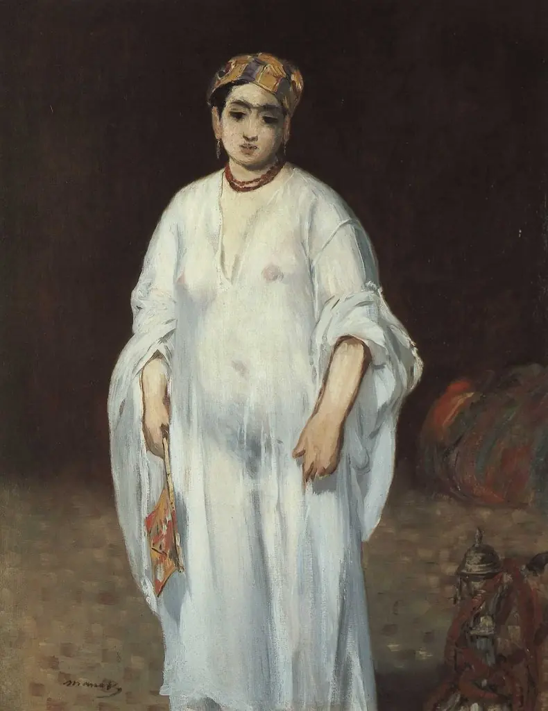Young Woman in Oriental Garb, by Edouard Manet
