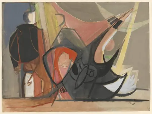 Untitled, by Édouard Pignon