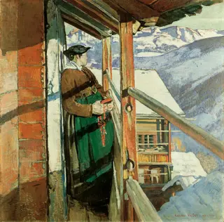 Sonntagmorgen, by Edouard Vallet, 1908