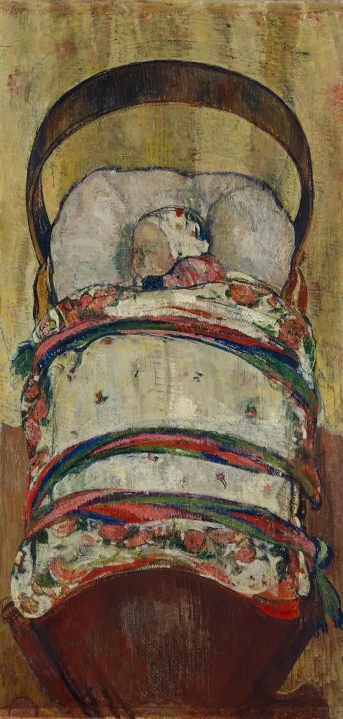 Walliser Wiege, by Edouard Vallet