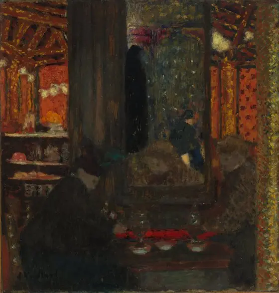 At the Café, by Édouard Vuillard