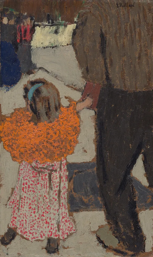Child Wearing a Red Scarf — Édouard Vuillard