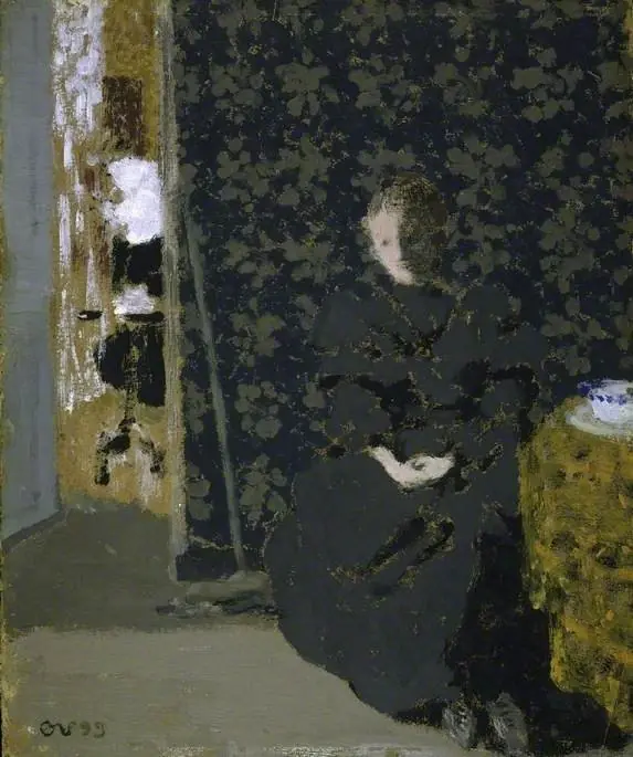 Femme Assise: Tasse de Café, by Édouard Vuillard