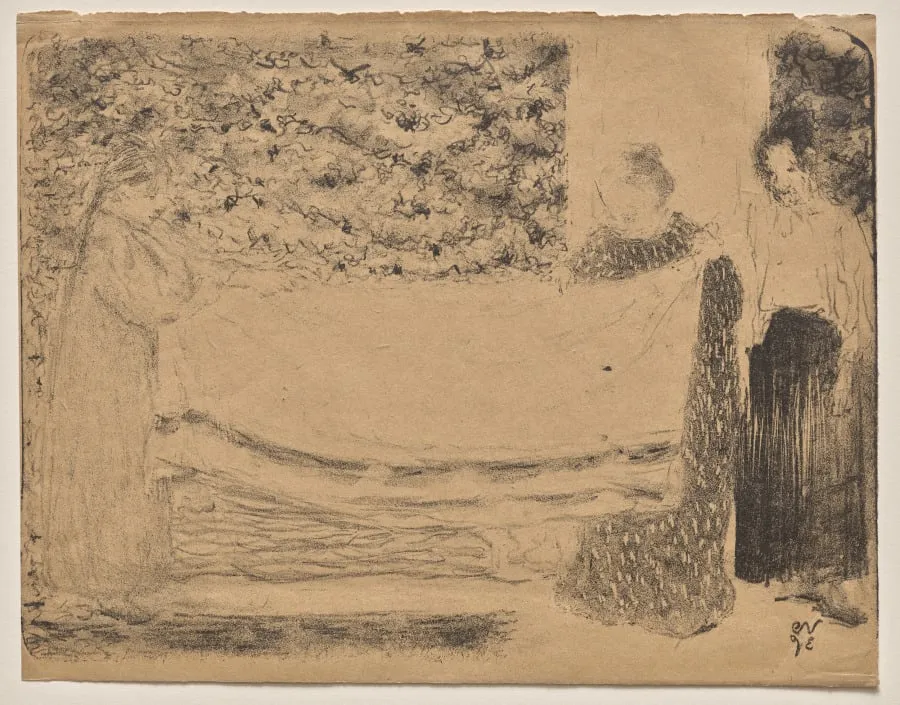 Folding the Linen, by Édouard Vuillard, 1893