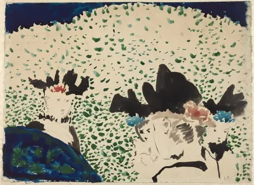 Four Ladies with Fancy Hats, by Édouard Vuillard