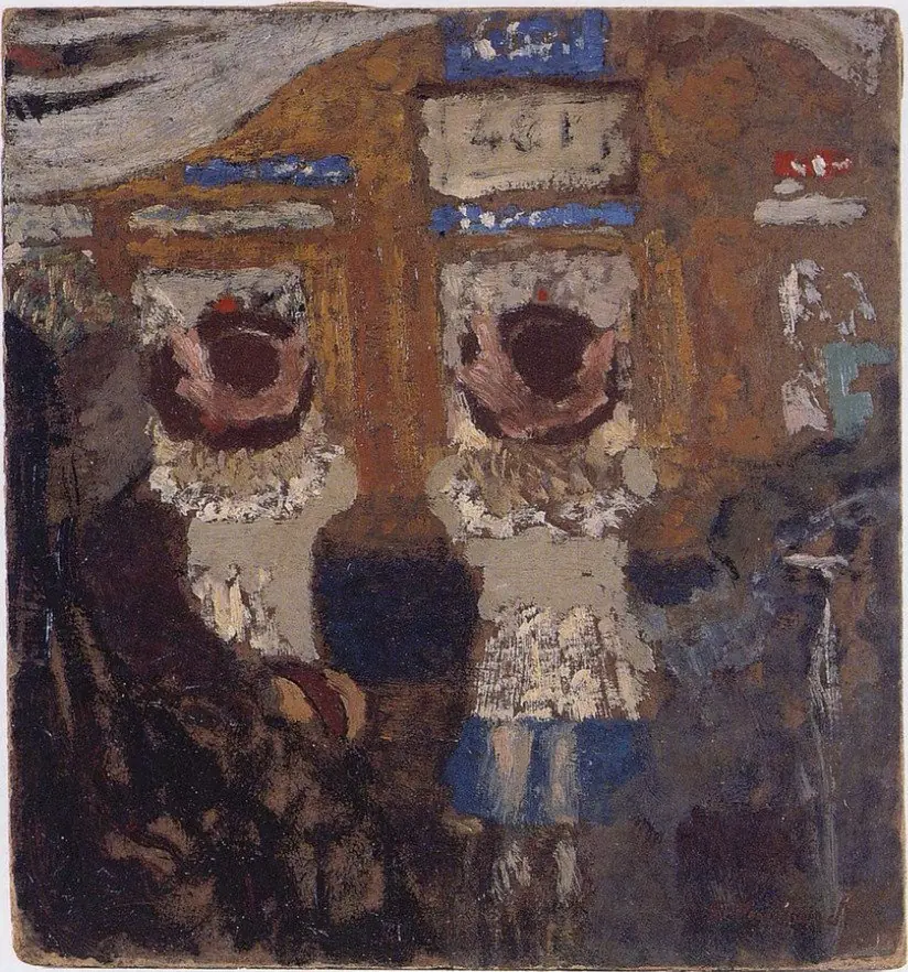 In the Bus, by Édouard Vuillard