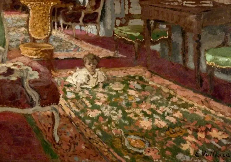Interior: The Drawing Room, by Édouard Vuillard