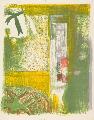 Interior with Hanging Lamp (Interieur à la suspension), by Édouard Vuillard