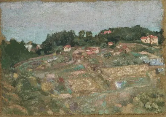 Landscape at Vaucresson, by Édouard Vuillard