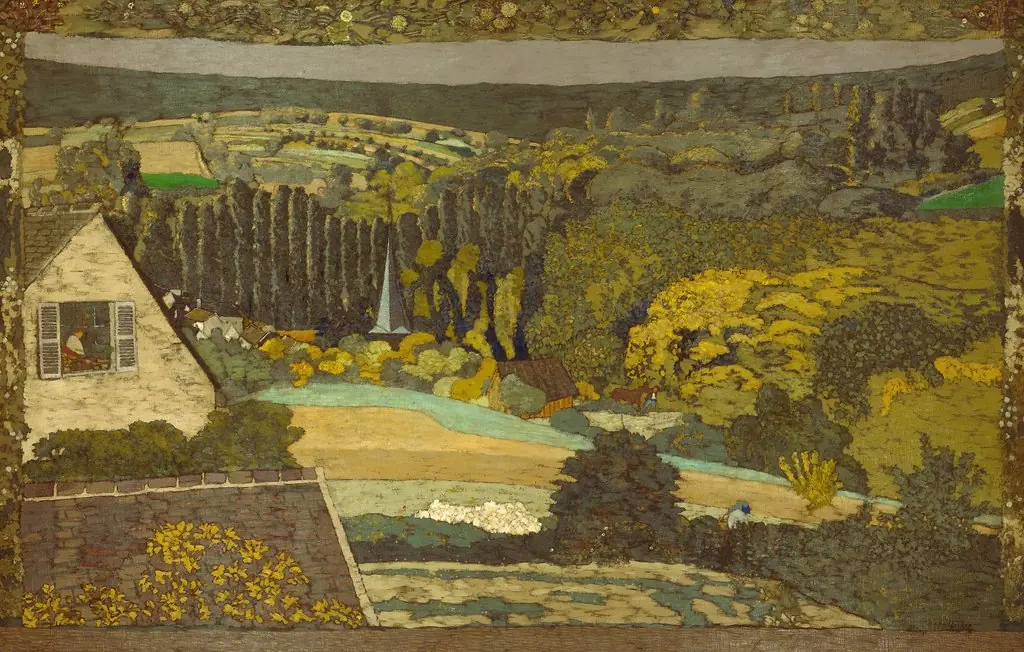 Landscape: Window Overlooking the Woods, by Édouard Vuillard