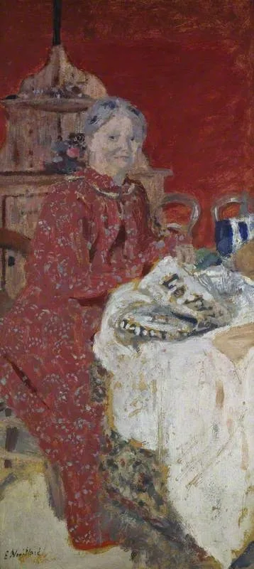 Le Déjeuner, by Édouard Vuillard, oil, 1898