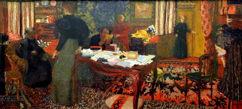 Le Grand Intérieur aux six personnages, by Édouard Vuillard