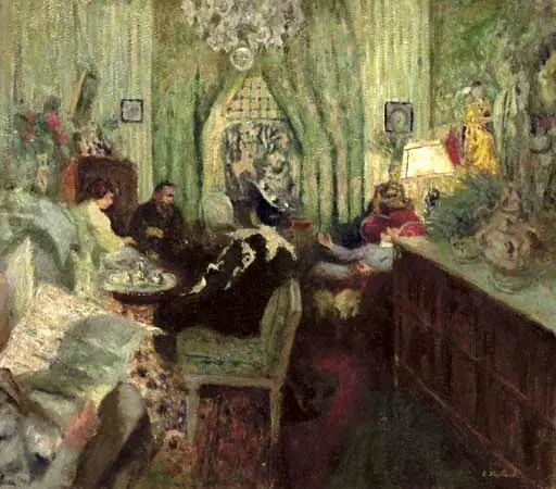 Le Salon de Madame Aron, by Édouard Vuillard