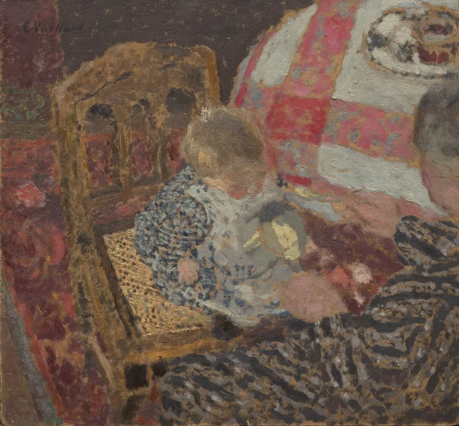 Luncheon (Annette and Her Grandmother), by Édouard Vuillard, unspecified, 1899