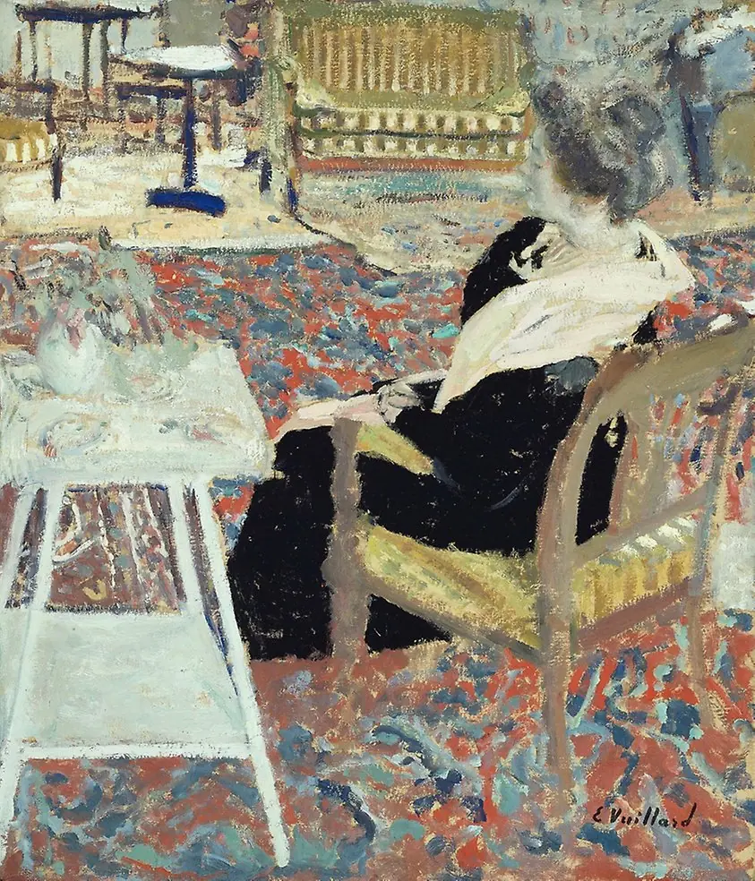 Madame Arthur Fontaine in a Pink Shawl, by Édouard Vuillard