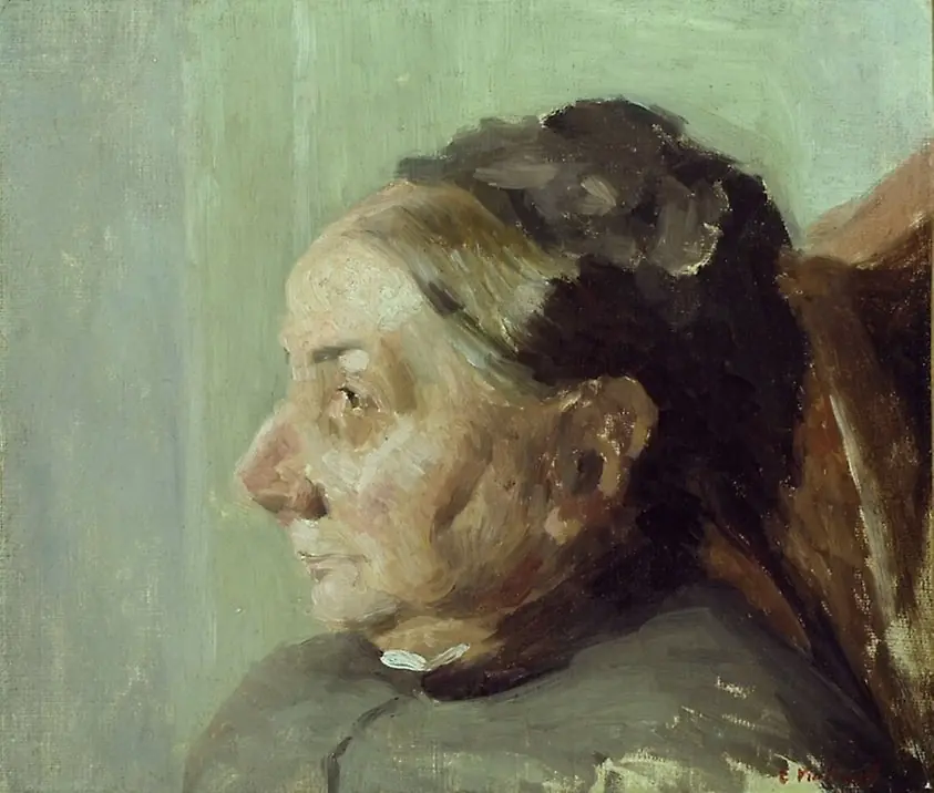 Madame Vuillard in Profile, by Édouard Vuillard