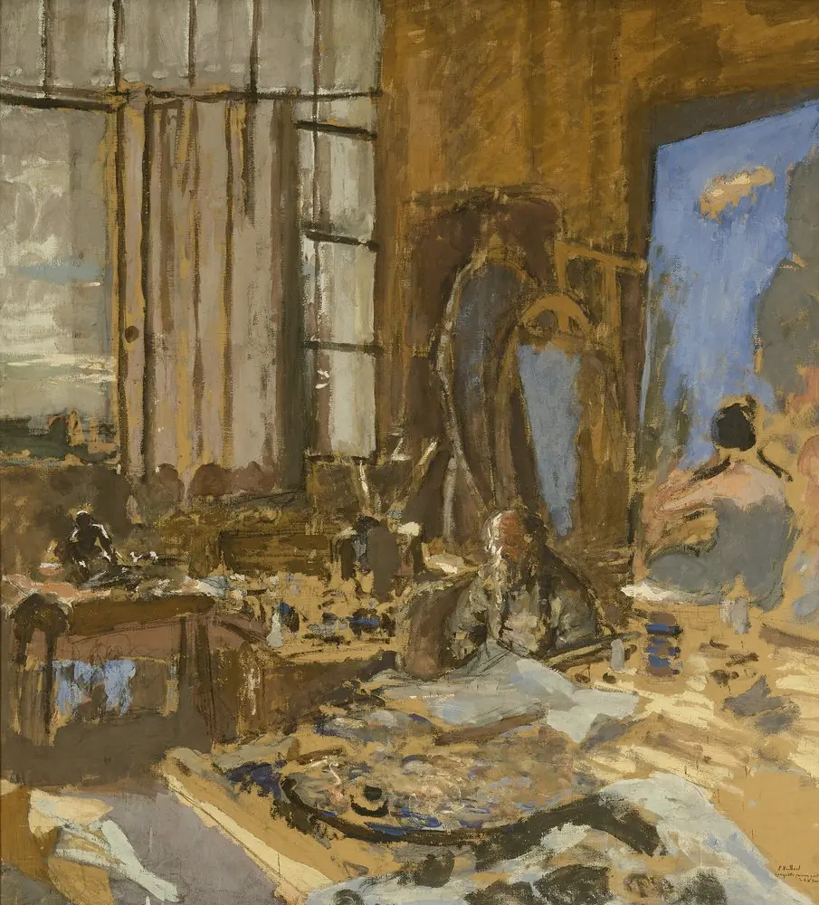 Maquette pour un portrait de K.X. Roussel, by Édouard Vuillard