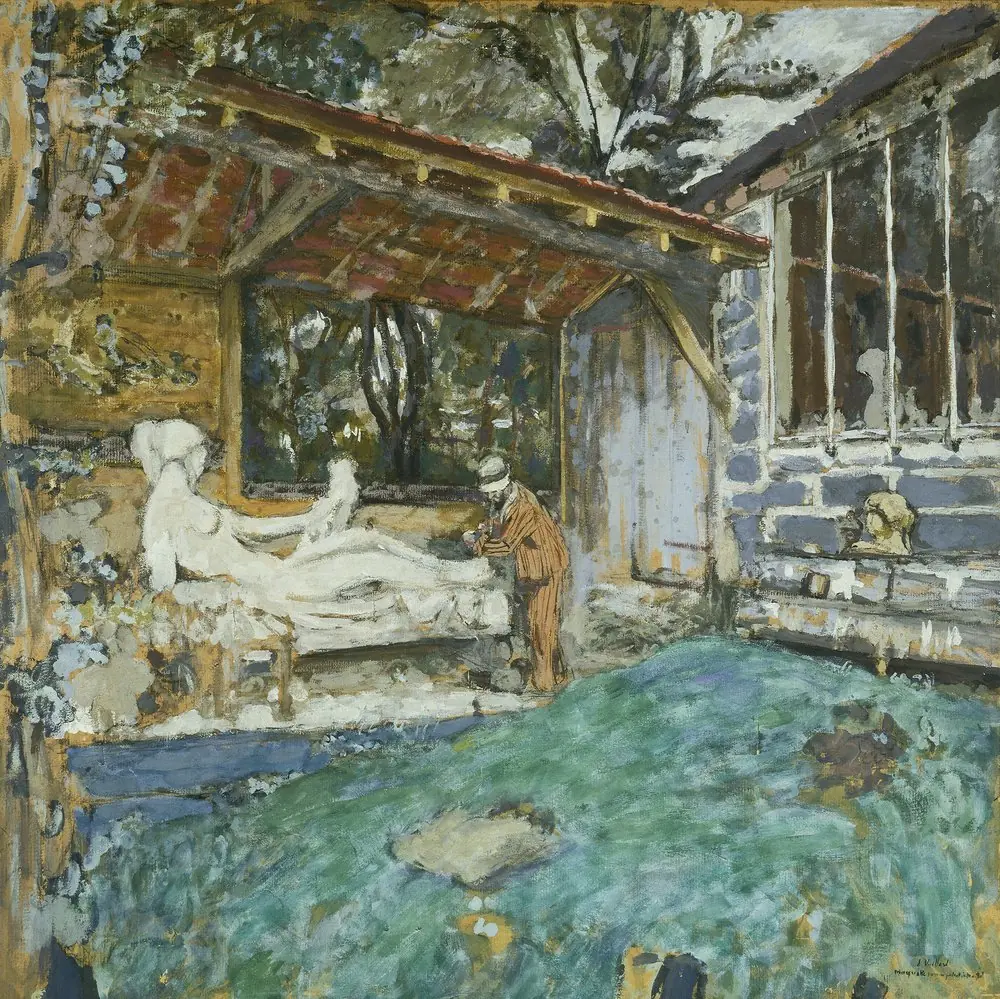 Maquette pour un portrait de Maillol, by Édouard Vuillard