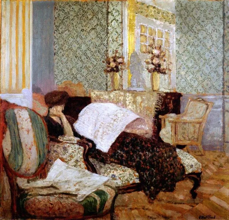 Misia in a Chaise Longue, by Édouard Vuillard