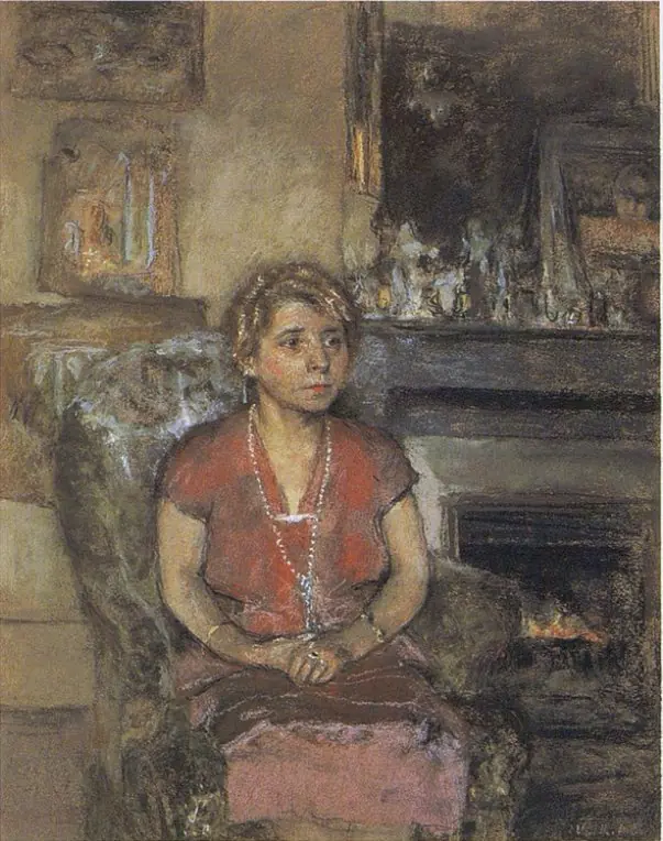 Mme Henri-Xavier Fontaine, by Édouard Vuillard